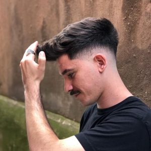 man met skin fade cut