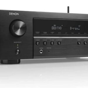 Denon AV Receiver 8K 5.2ch, Home Cinema Amplifier, Alexa Compatible, Dolby DTS-HD, Bluetooth, AirPlay 2 and HEOS Built-in Multiroom Audio – AVC-S660H