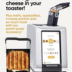 Revolution Cooking R180 High-Speed 2-Slice Stainless Steel Smart Toaster – The Only Toaster with InstaGlo™ Technology