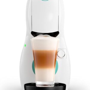 DeLonghi Nescafé Dolce Gusto Piccolo XS Pod Capsule Coffee Machine, Espresso, Cappuccino and more, EDG210.W, 0.8 liters, White & Green