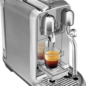 Nespresso Creatista Plus Automatic Pod Coffee Machine with Milk Frother Wand for Espresso, Cappuccino and Flat White by Sage in Brushed Stainless Steel