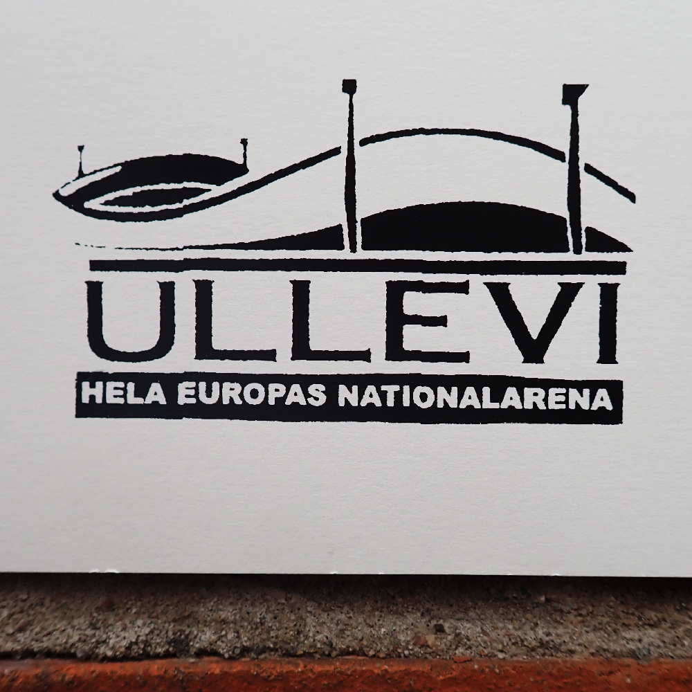 "Ullevi" - screen printed poster by Gustaf Dicksson