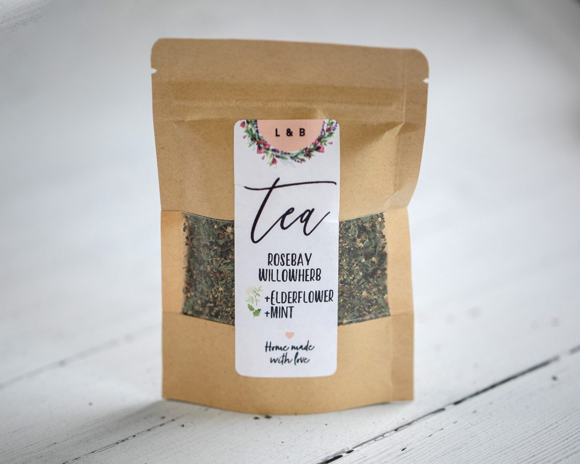 Elderflower & Mint infusion Rosebay Willowherb Herbal Tea