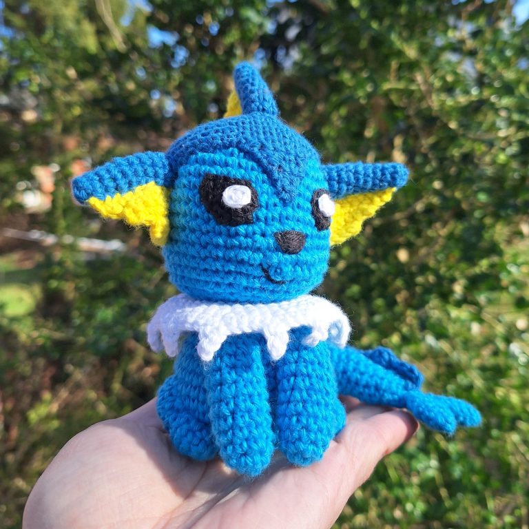 Vaporeon crochet pattern