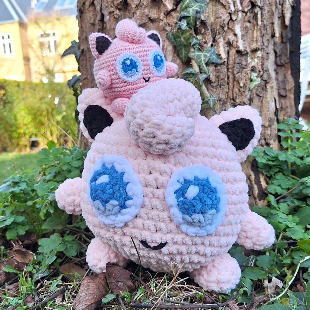 2 amigurumi jigglypuff crochet pattern