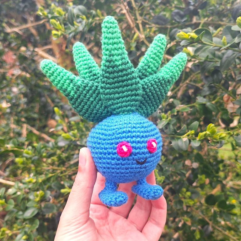 Oddish crochet pattern