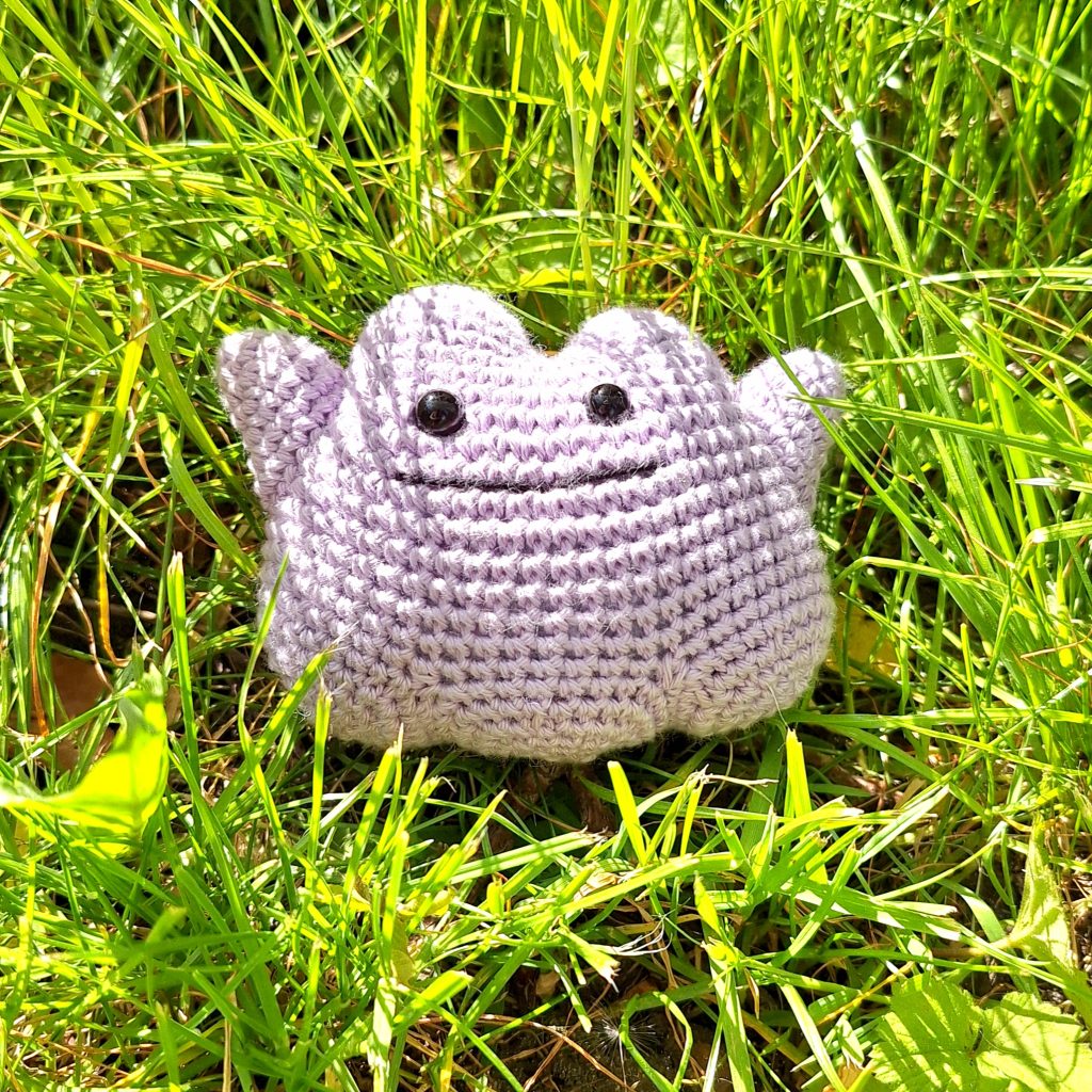 Purple crochet Ditto Pok'emon