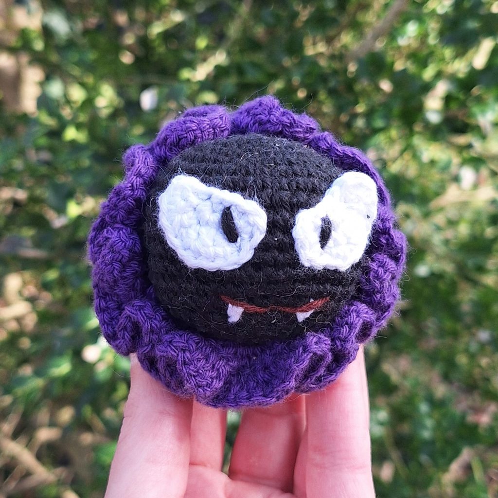 Gastly amigurumi crochet pattern