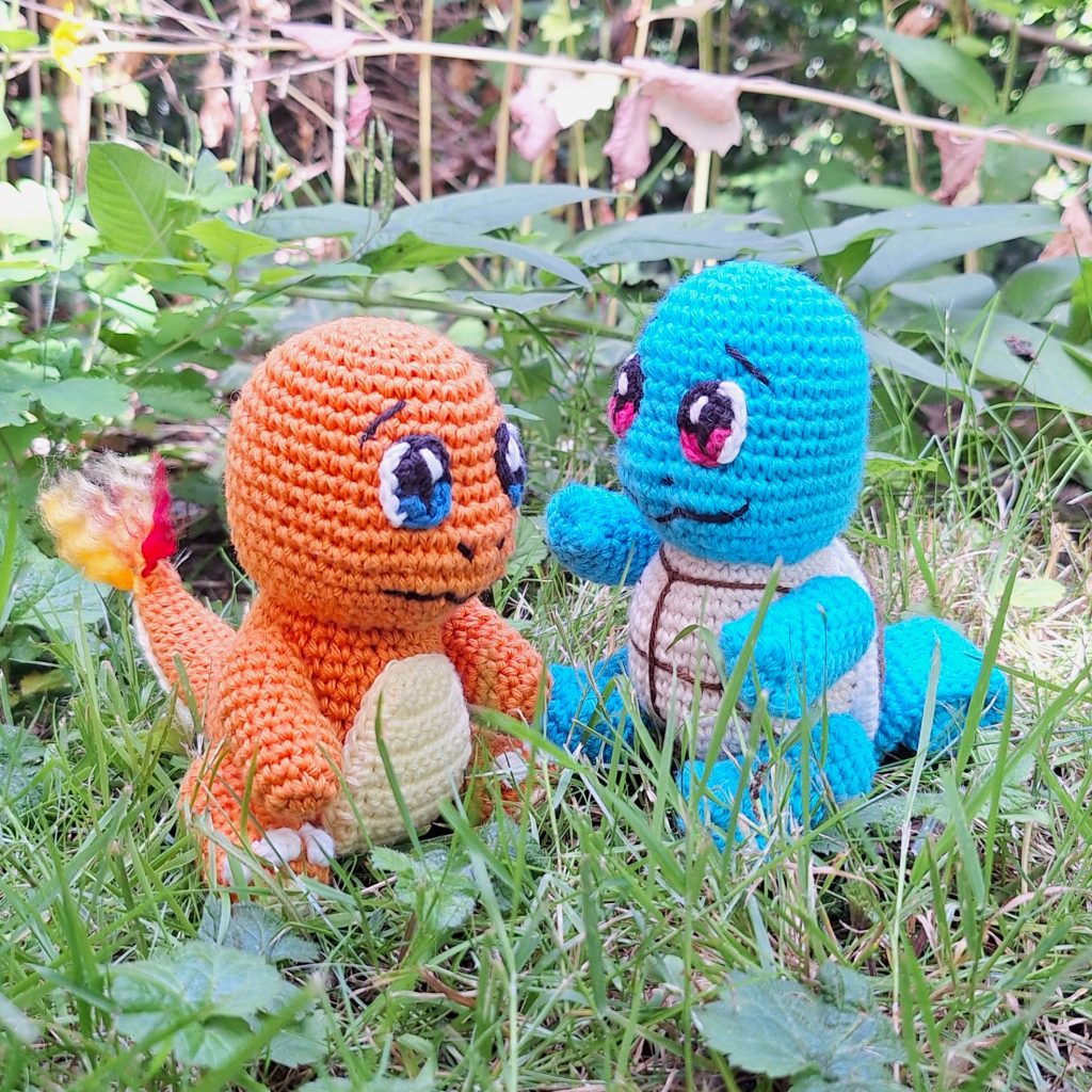 charmander and squirtle