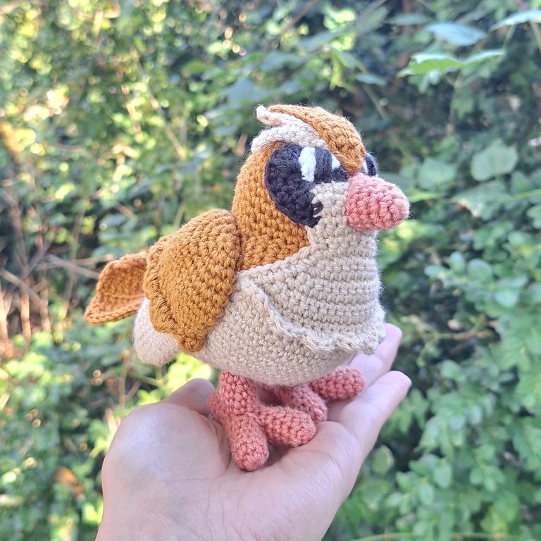 Pidgey amigurumi crochet pattern