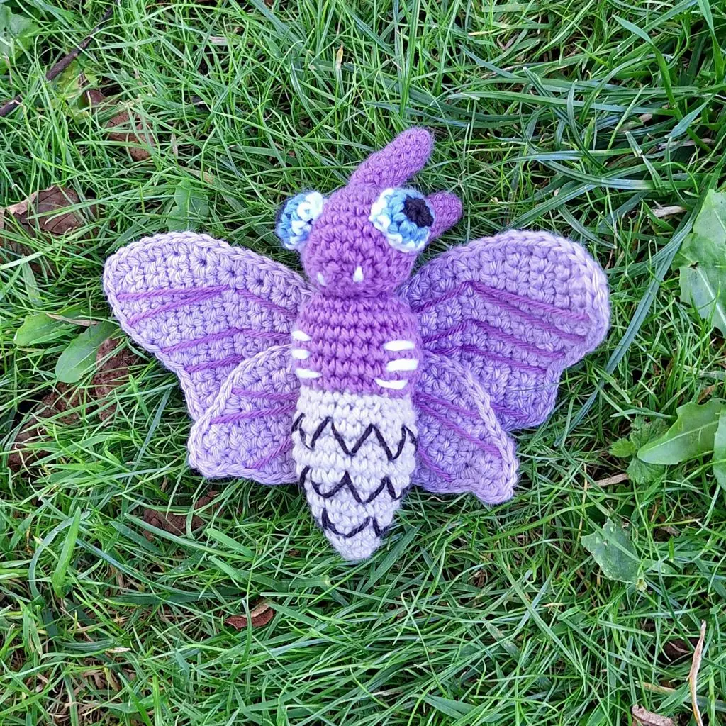 crochet venomoth