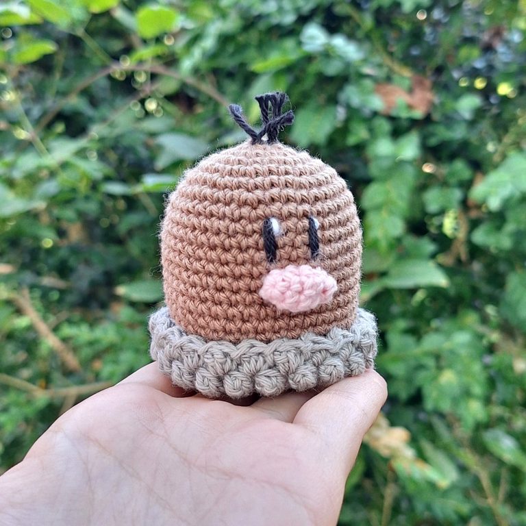 Diglett crochet pattern free