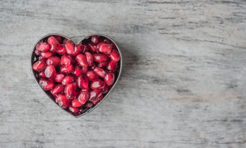 Pomegranate : Red rubies in thick shell.