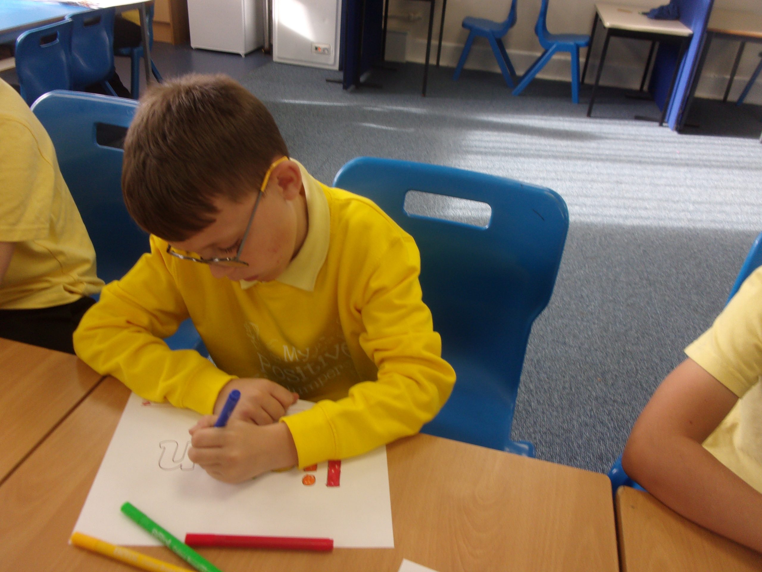 Celebrating World Mental Health Day in the KS2 Base Lord Blyton