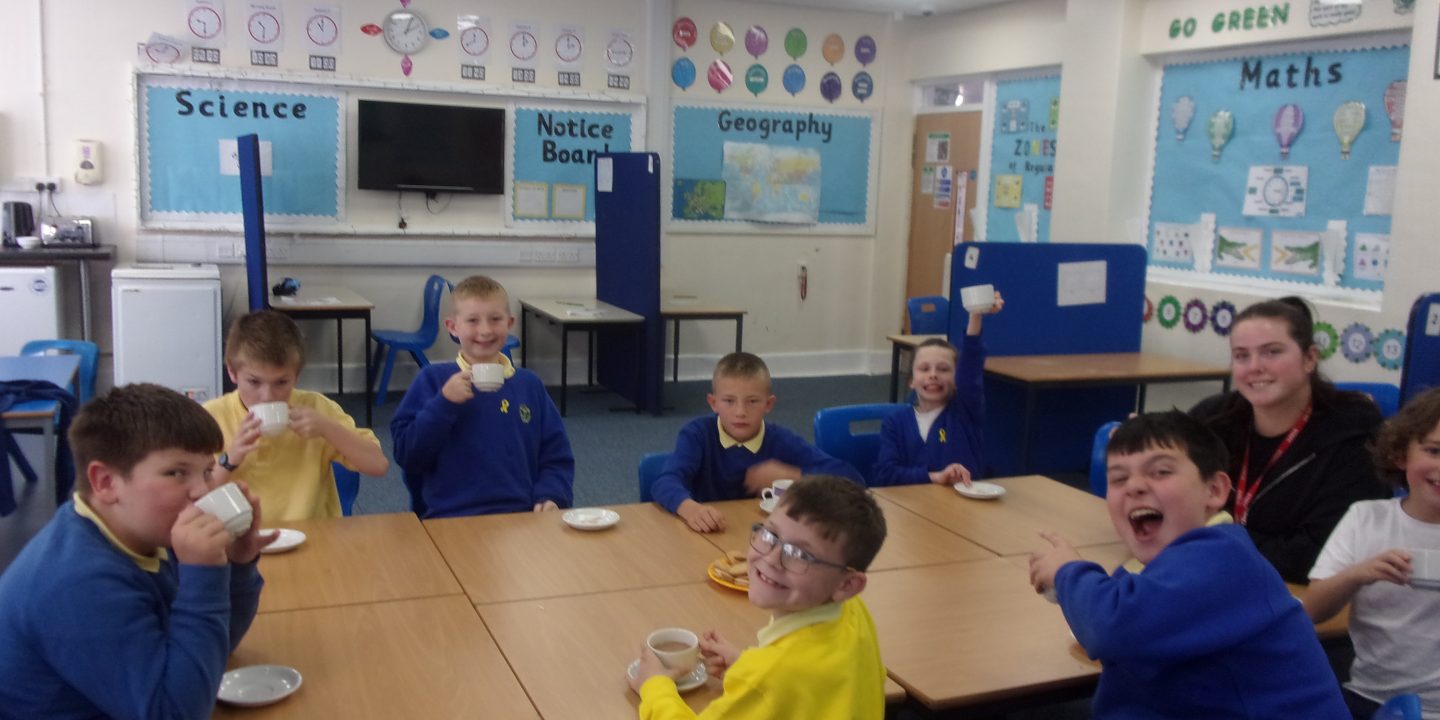 Celebrating World Mental Health Day in the KS2 Base Lord Blyton