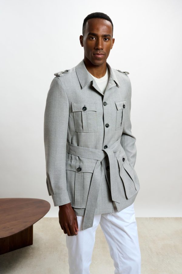 Light Grey Exmoor Safari Jacket
