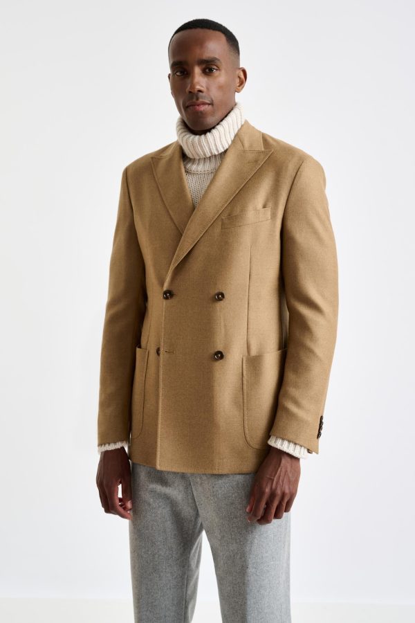 Camel Wool Kenton Jacket Harmony