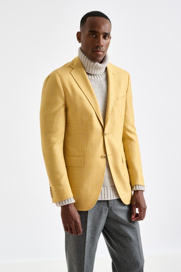Yellow Wool Kenton Jacket Harmony