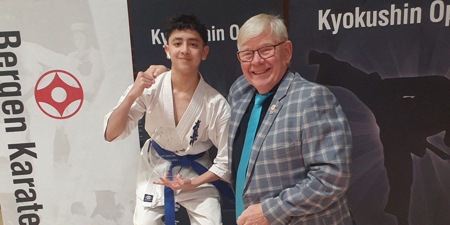Juan Diego ble kåret til Beste Fighter i Kyokushin Open 2024