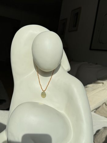 collar Lucía naranja