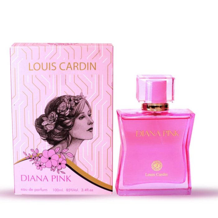 Diana Pink EDP Fragrance Notes: Diana Pink EDP Opens with Fresh Top Notes of Black Currant, Mandarin Giving Way to Middle Notes of Jasmine, Rose, Orange, Blossom and lands on the Base Notes of Sandal Wood, Patchouli, Musk Fragrance volume : 100ml Gross Weight : 383 gm