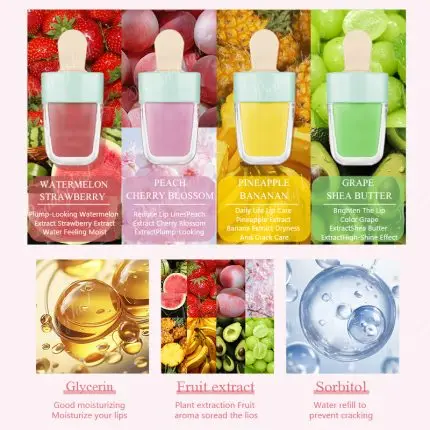 "Beauty Host Fresh Fruit Party Lip Oil – Glansig och återfuktande läppolja för friska läppar"