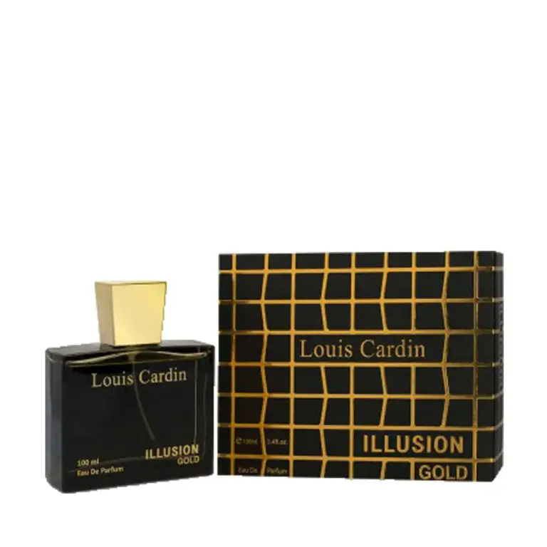 Illusion Gold Fragrance Notes illusion Gold EDP Opens with Fresh Citrus Top Notes of Lemon, Orange, Green Giving Way to Soothing Middle Notes of Woodsy, Fruity and Lands on the Base Notes of Cedarwood, Musk Fragrance volume : 100ml Gross Weight : 364 gm