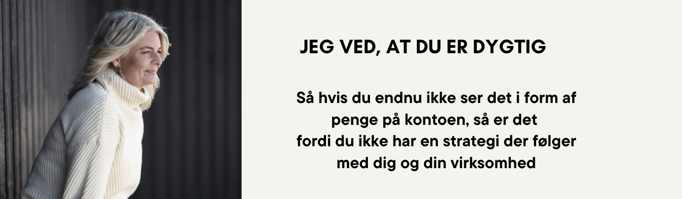 jeg ved du er rigtig dygtig