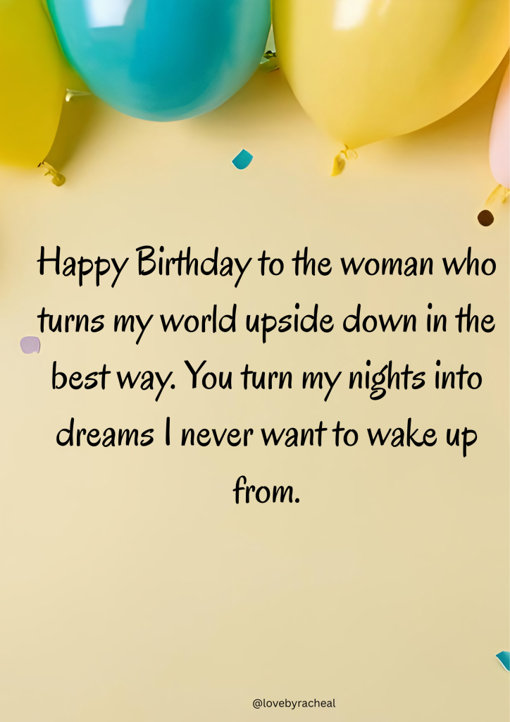 Romantic Birthday Wishes for Girlfriend