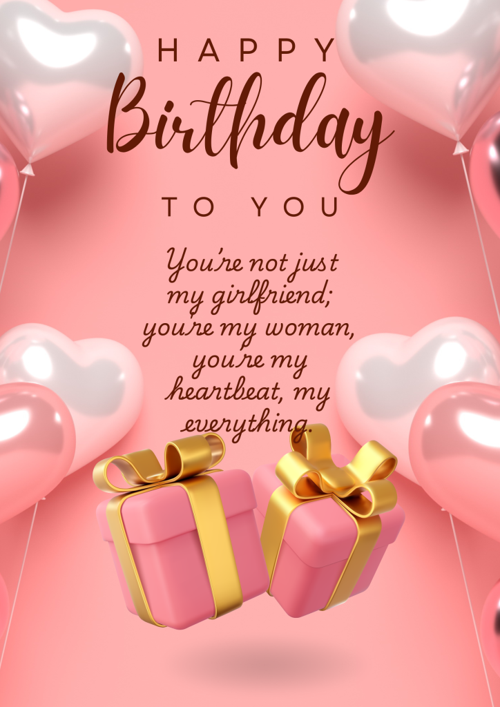Romantic Birthday Wishes for Girlfriend