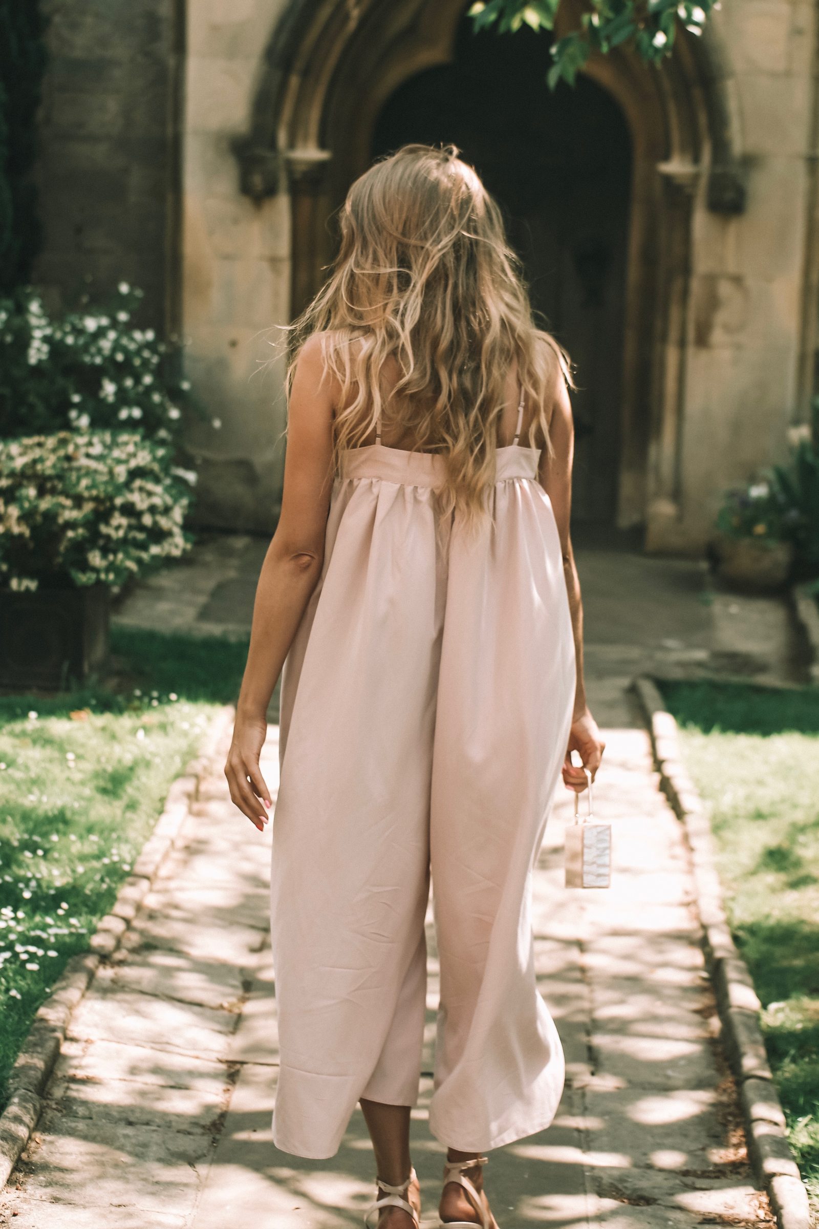 Asos Wedding Outfit - Pink Oversized Jumpsuit