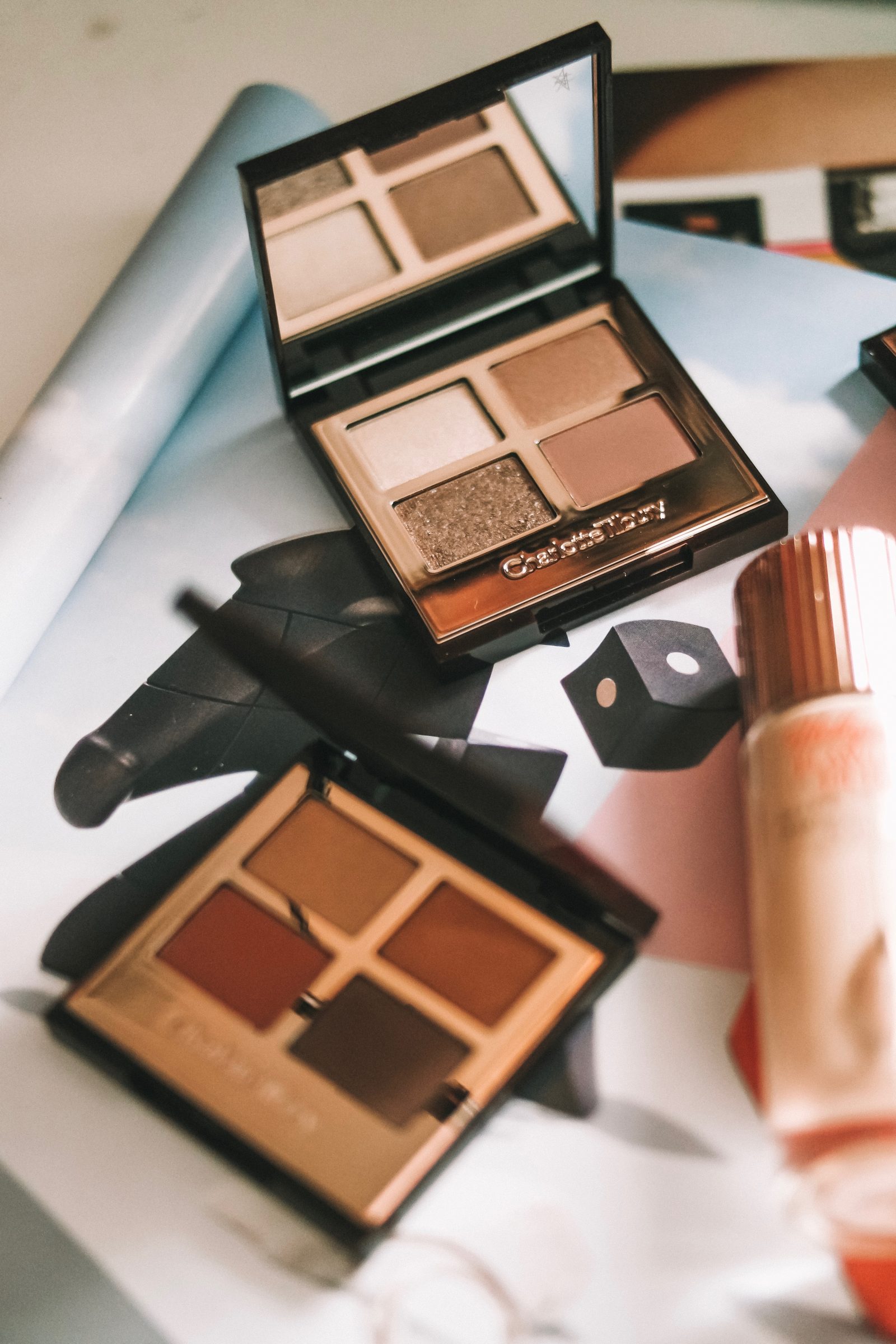 Charlotte Tilbury Filter Collection Flatlay - Bigger Brighter Eye Palette