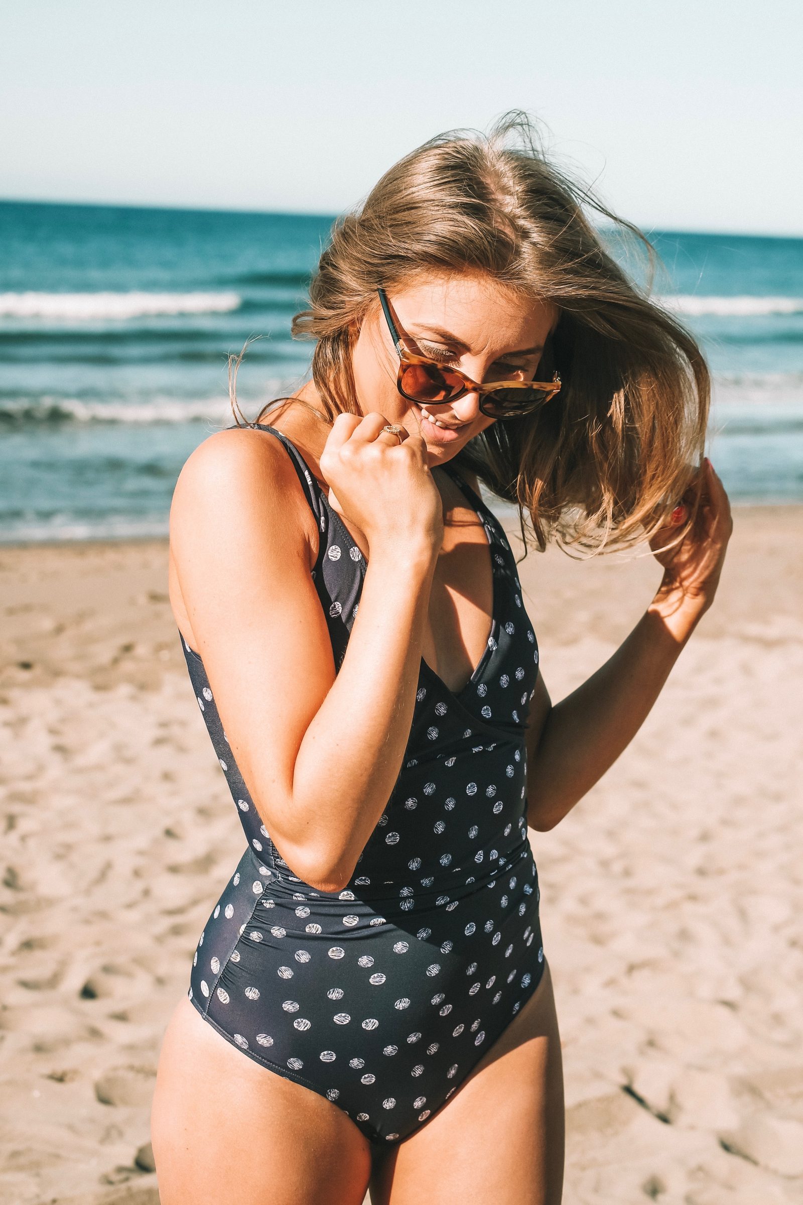 Navy Laura Ashley Swimsuit