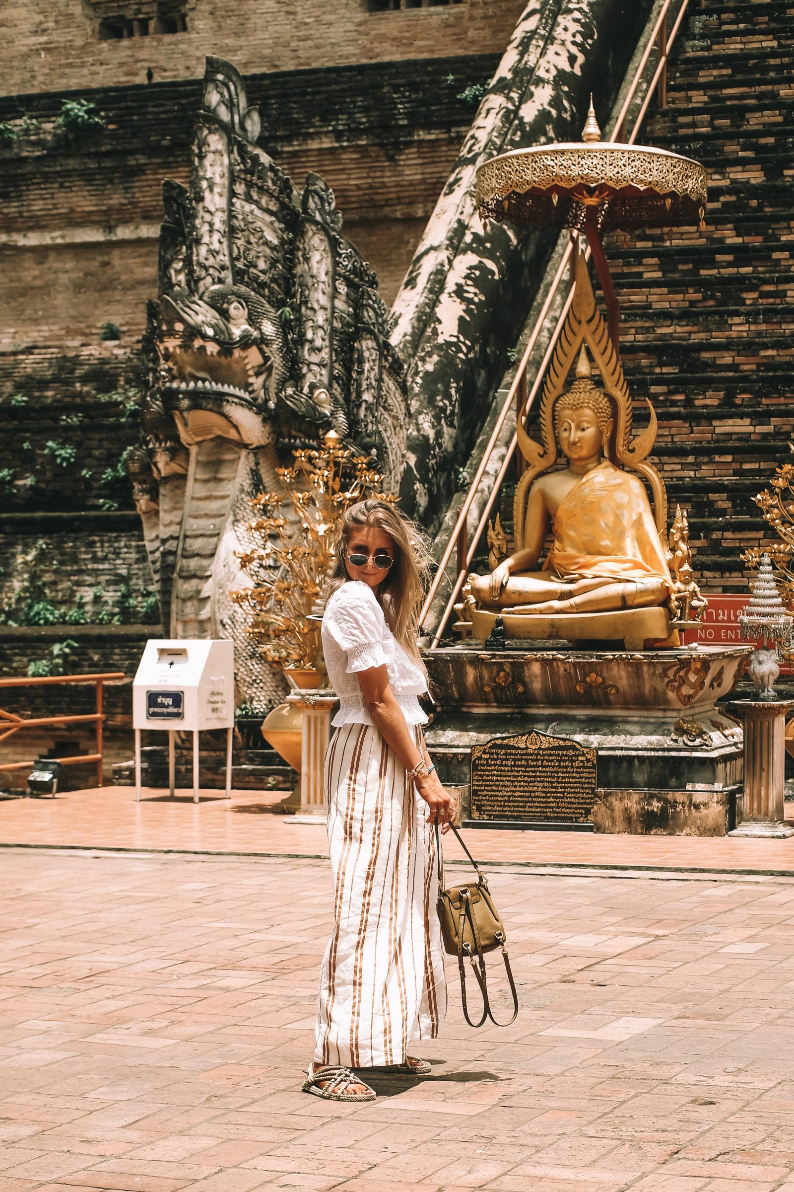 Sightseeing Outfit - Thailand Striped Trousers