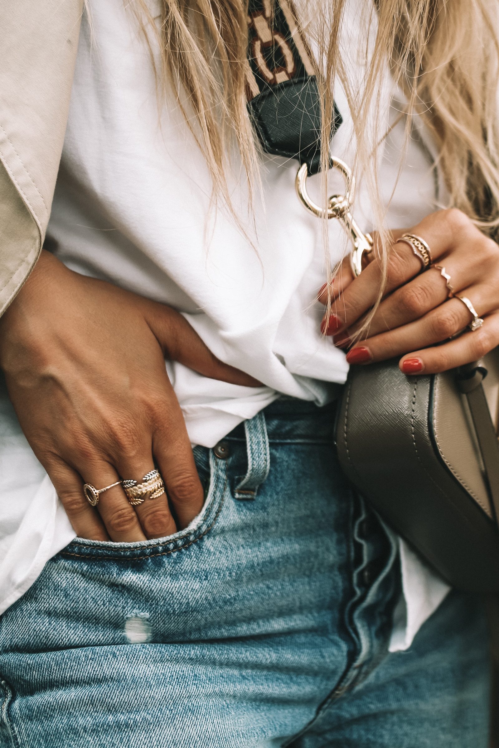 LFW Street Style - Pandora Ring Stack