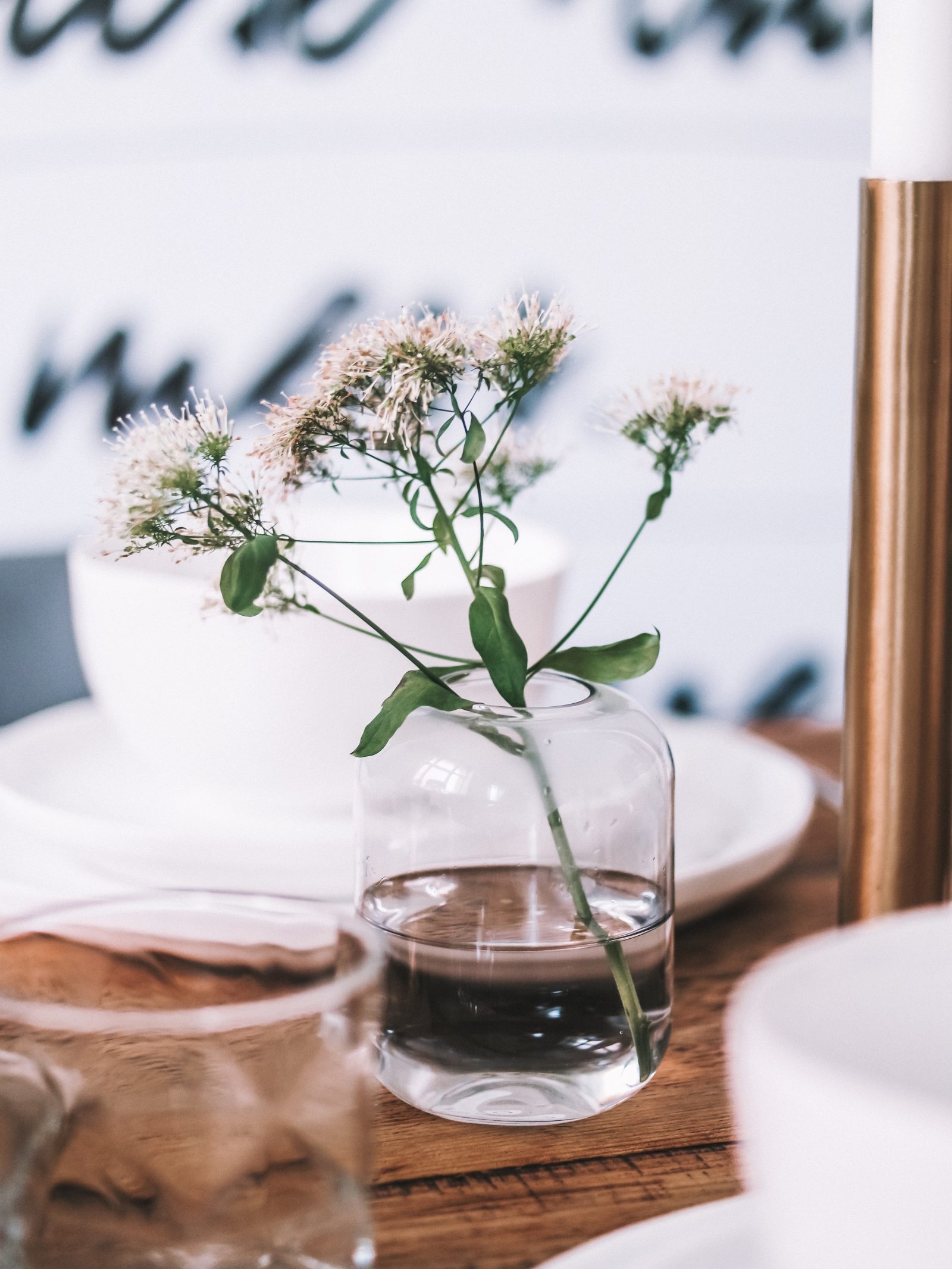 Dinner Party Ready - Made Small Bubble Vase