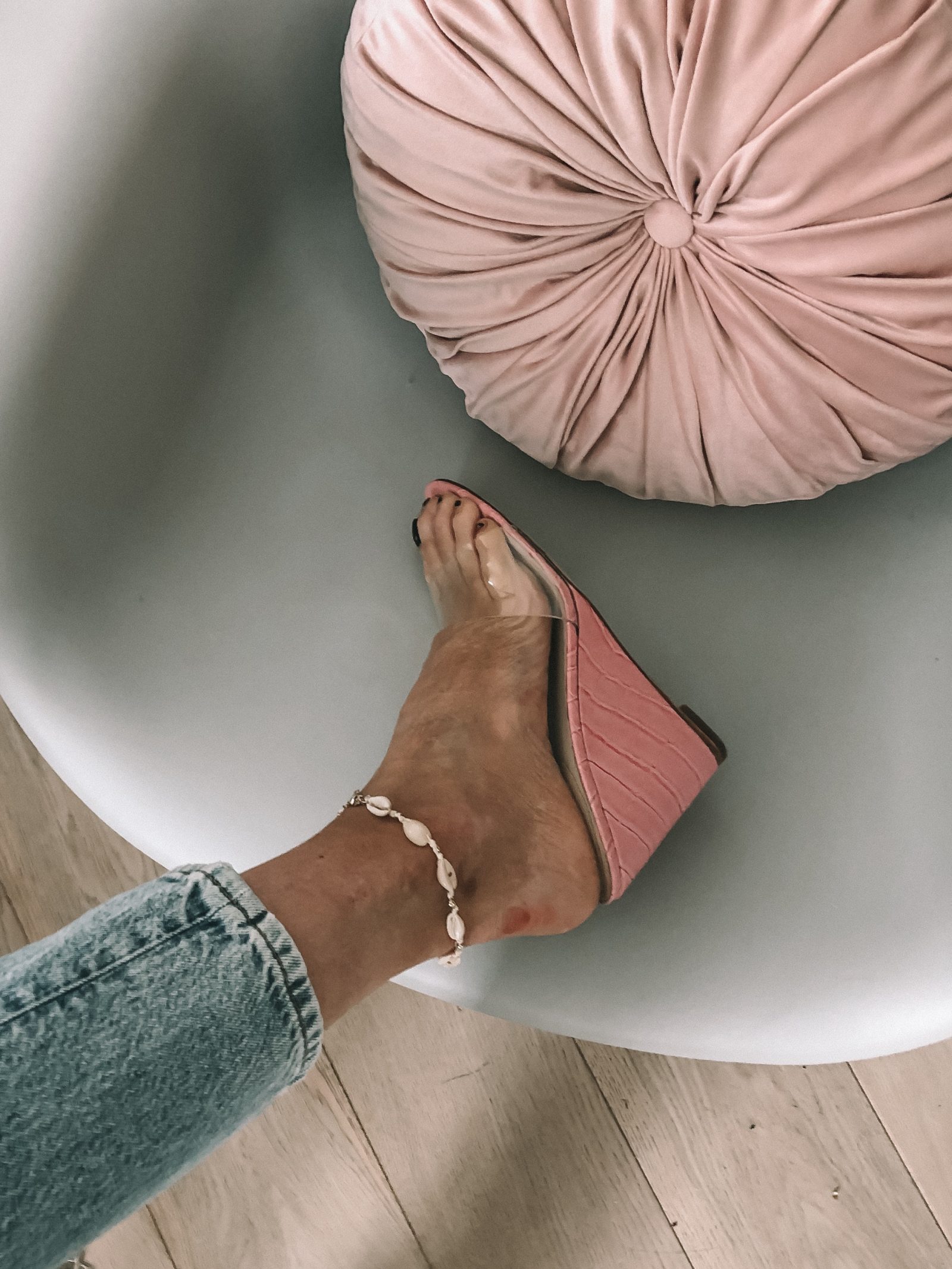 REVOLVE PVC Shoes - Pink Wedges