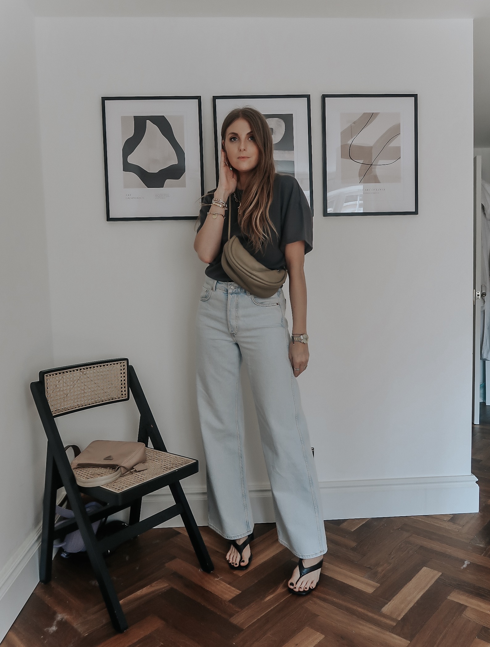 How to style flared jeans