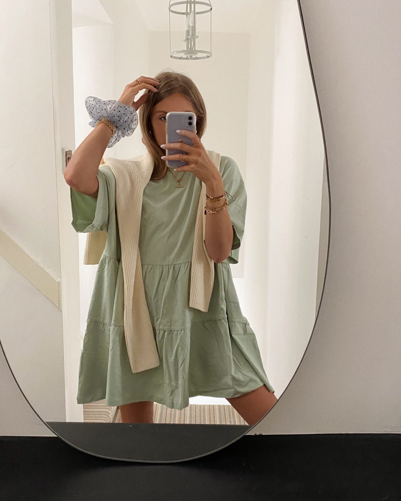 H&M Green Dress / Summer dress