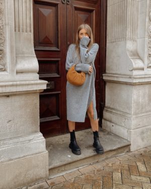 grey jumper dress Love Style Mindfulness Fashion Personal Style Blog