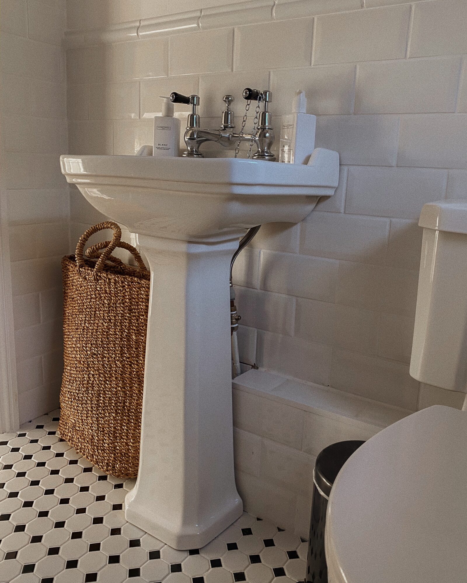 DIY Bathroom Makeover - Topps Tiles Monochrome Tiles