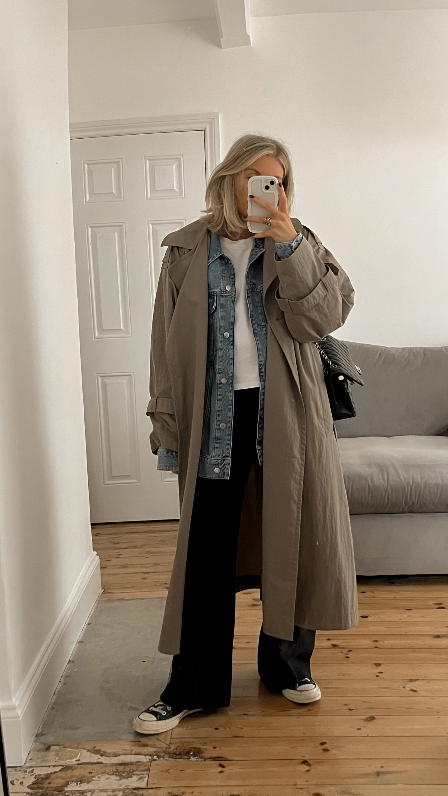 Ootd sales trench coat