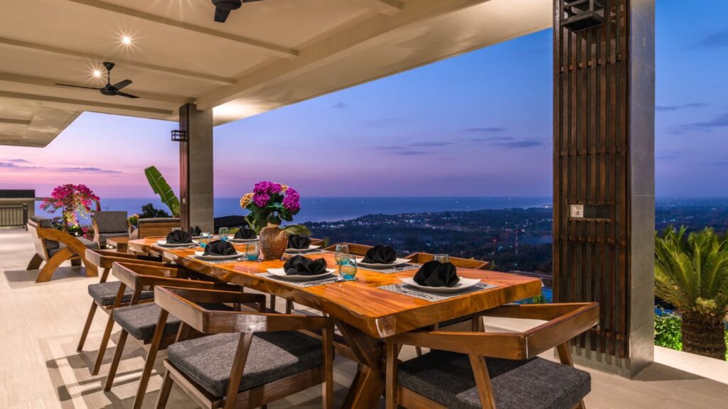 Bali-buleleng-villa-dining-sunset-buy