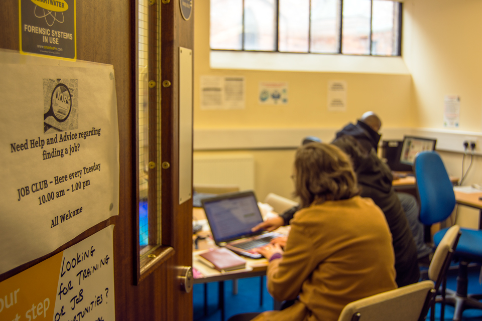 Job Club Session at Lozells Methodist Community Centre