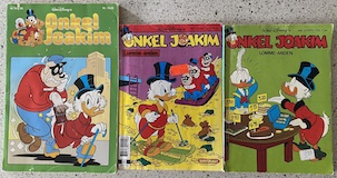 Lommeanden 2 stk og Onkel Joakim 1 stk