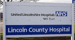 Lincoln County Hospital sign.