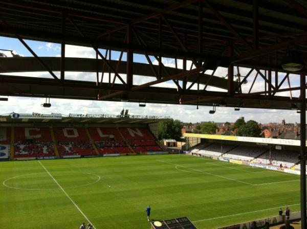 Lincoln's Sincil Bank stadium