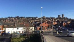 The West End of Lincoln, full of family homes. The Office of National Statistics has founds that Lincoln homes are cheaper than the national average.