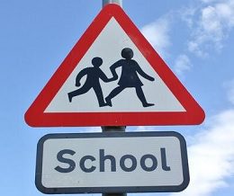 School Sign. Photo: eltpics