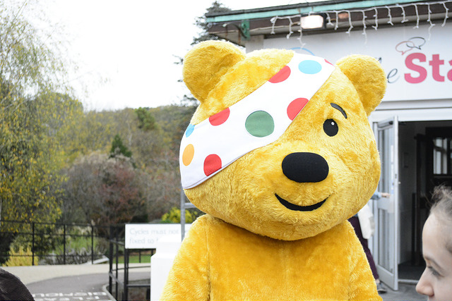 The icon of Children in Need: Pudsey Bear. Source: Southampton RAG